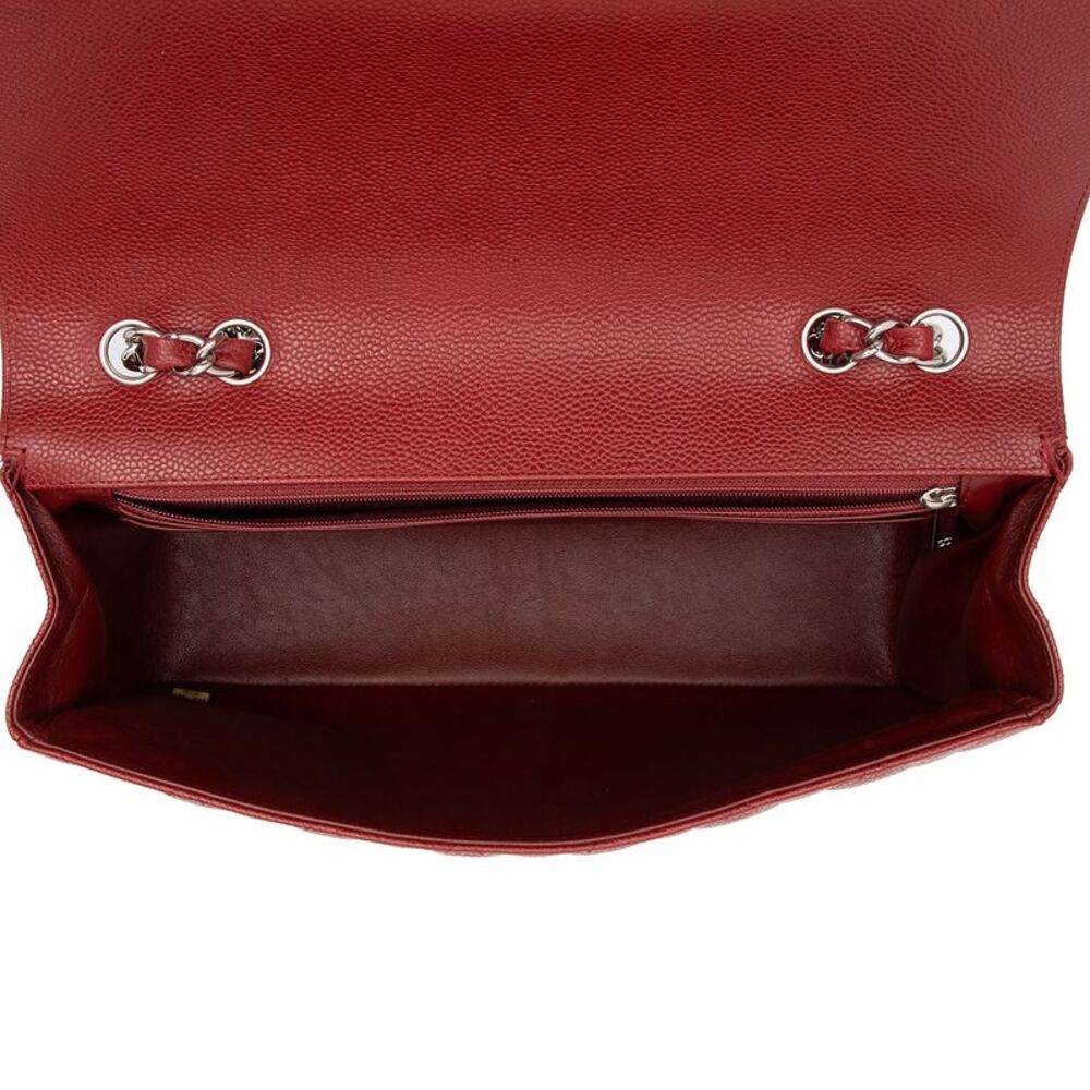 Chanel Caviar Leather Classic Jumbo Single Flap Bag - Picture 7 of 14